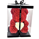Luxury Rose Bear With Gift Box