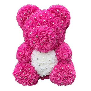 Diamond Exclusive Luxury Rose Bear - Madeofrose