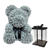 Luxury Rose Bear With Gift Box 25cm - Madeofrose