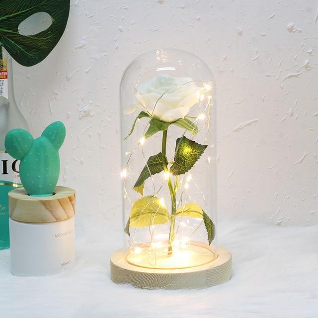 LED Rose In Glass - Madeofrose