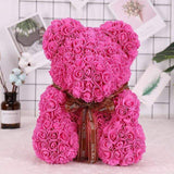 Luxury Rose Bear With Gift Box 25cm - Madeofrose