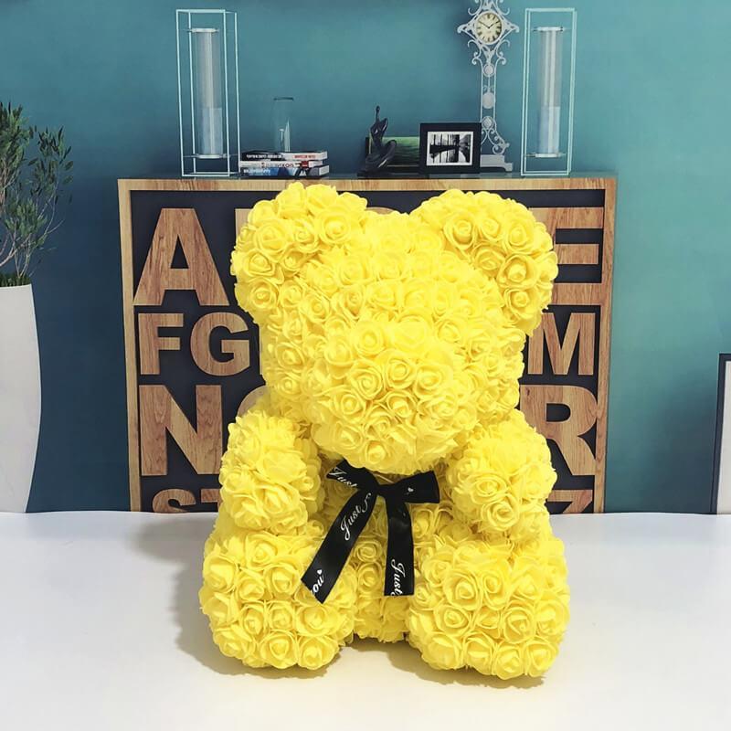 Luxury Rose Bear Yellow Madeofrose