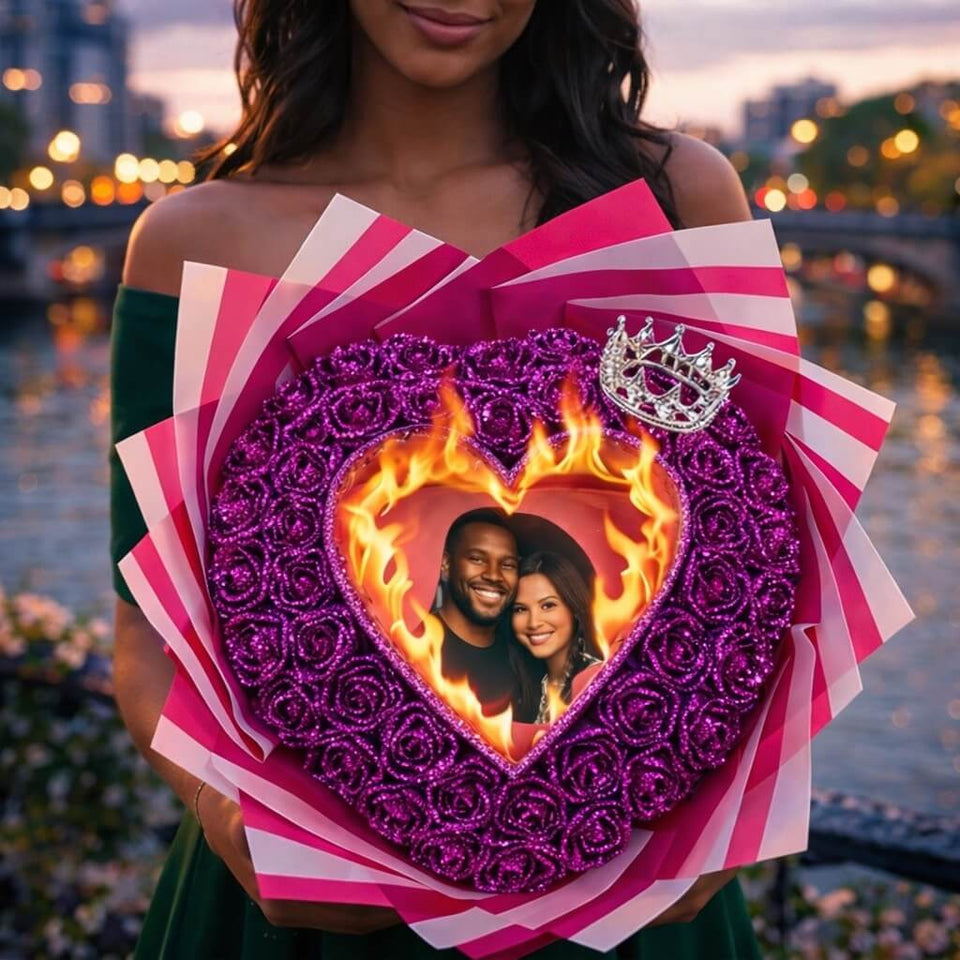 The Burn Away Glitter Roses Bouquet [New 2026]