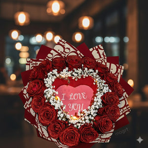 The Burn Away Glitter Roses Bouquet [New 2026]