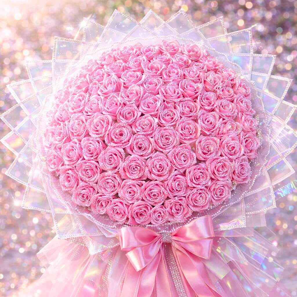 Glitter Rose Bouquet - Handcrafted Unique Flower Gift - Madeofrose