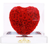 Preserved Natural Rose Heart In Box