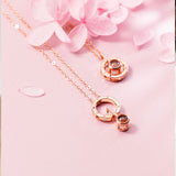 Luxury Rose Box With Necklace