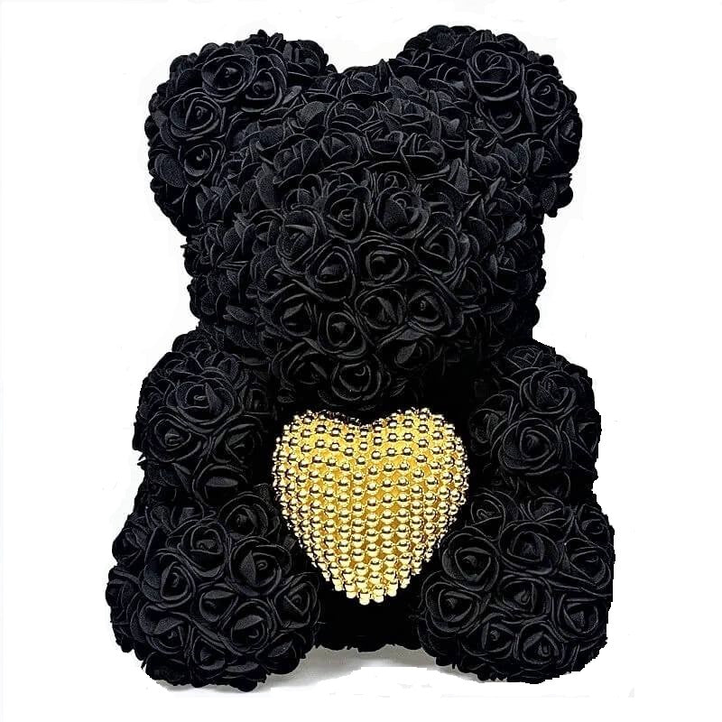 Limited Edition Rose Bear/Pearl Heart
