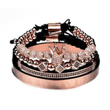 Luxury Bracelet Set With Crown