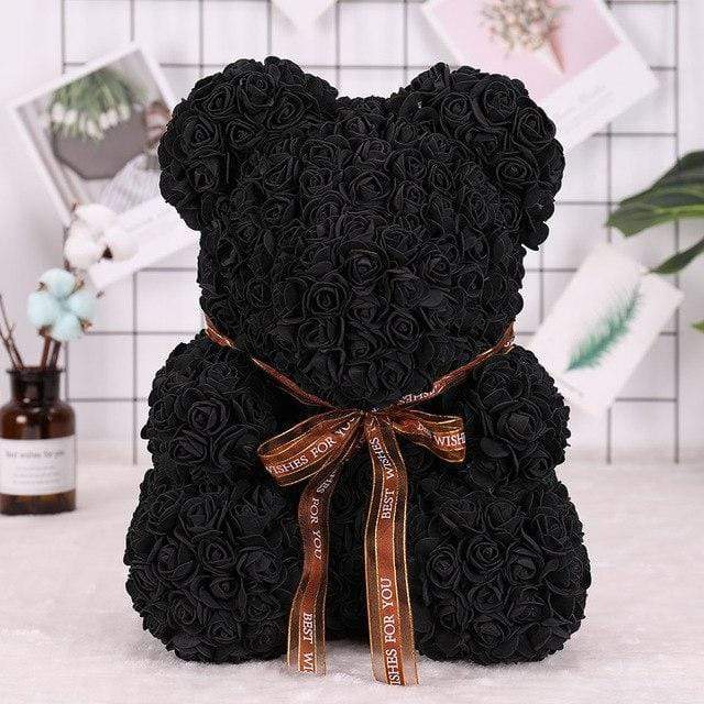 Luxury Rose Bear With Gift Box 25cm - Madeofrose