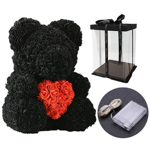 Luxury Rose Bear With LED Gift Box - Madeofrose