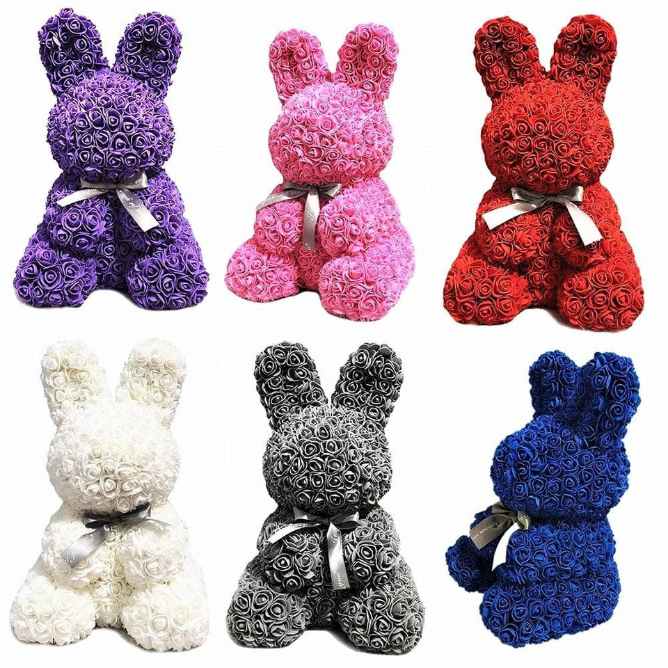 Luxury Rose Bunny, Handmade Flower Bunny, Best Quality Rose Rabbit Madeofrose Luxury Rose Bunny, Handmade Flower Bunny, Best Quality Rose Rabbit Madeofrose