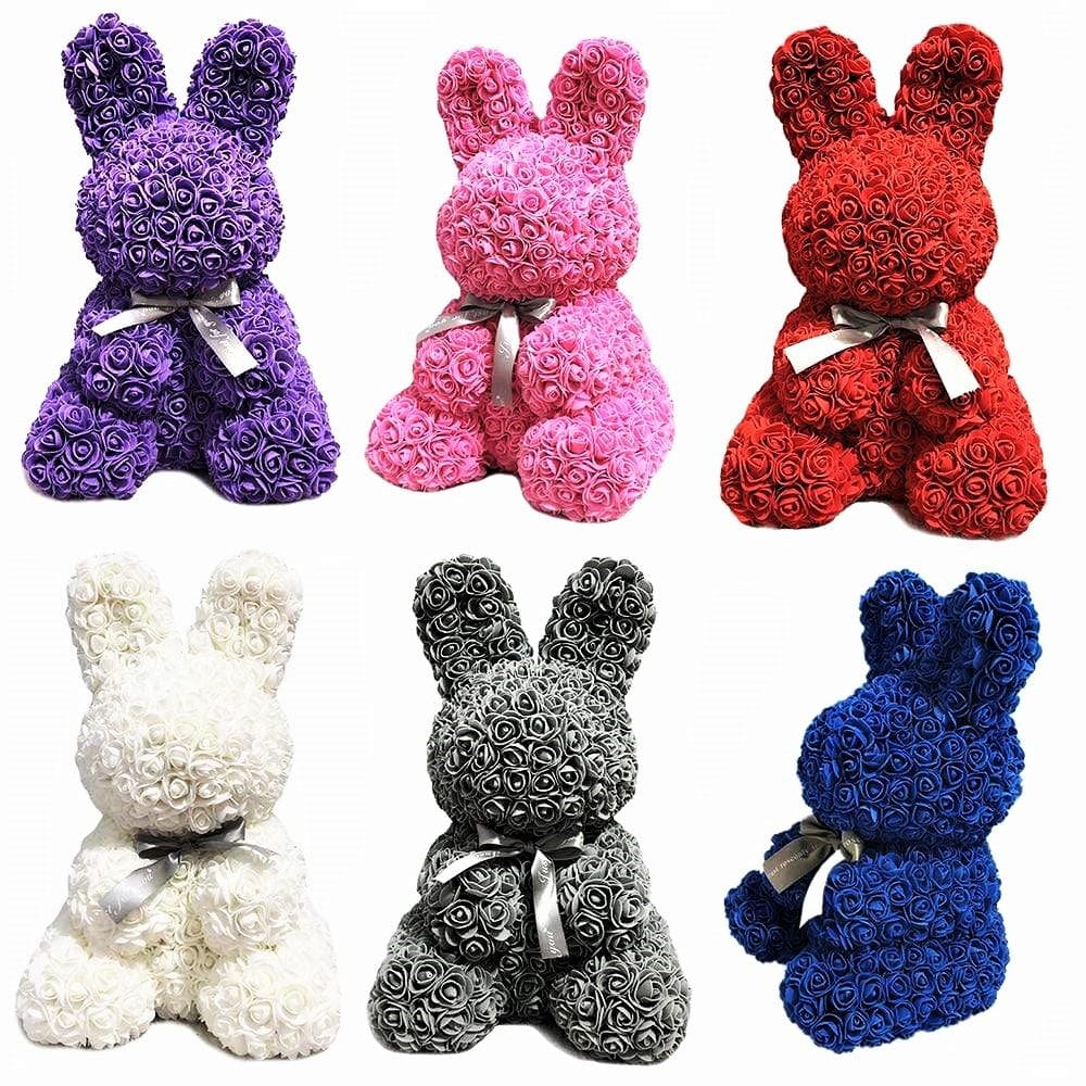 Luxury Rose Bunny, Handmade Flower Bunny, Best Quality Rose Rabbit Madeofrose Luxury Rose Bunny, Handmade Flower Bunny, Best Quality Rose Rabbit Madeofrose