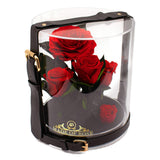 Madeofrose® Preserved Roses In Glass Dome Red