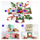 Christmas Explosion Box For Christmas Scrapbook - Madeofrose