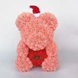 Christmas Luxury Rose Bear - Madeofrose