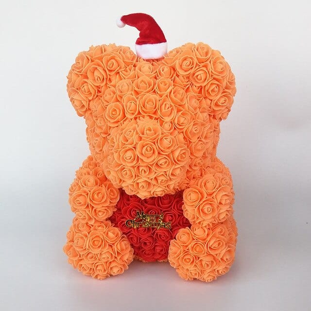 Christmas Luxury Rose Bear - Madeofrose