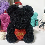 Christmas Luxury Rose Bear - Madeofrose