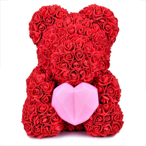 Rose Bear With LED Heart [NEW]